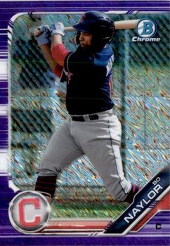 2019 Bowman Chrome - Prospects Purple Shimmer Refractor #BCP-194 Bo Naylor Front