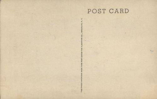 1944-45 Albertype Hall of Fame Plaque Postcards (Type 1) #NNO Eddie Collins Back