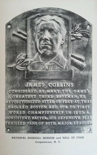 1944-45 Albertype Hall of Fame Plaque Postcards (Type 1) #NNO Jimmy Collins Front