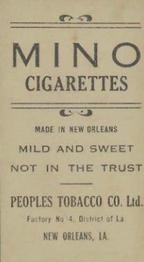 1911-16 People's Tobacco Mino (T216) #NNO Red Dooin Back
