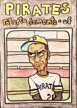 2019 Gummy Arts 1971 Pittsburgh Pirates (Unlicensed) #NNO Roberto Clemente Front