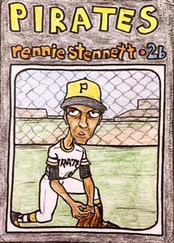 2019 Gummy Arts 1971 Pittsburgh Pirates (Unlicensed) #NNO Rennie Stennett Front