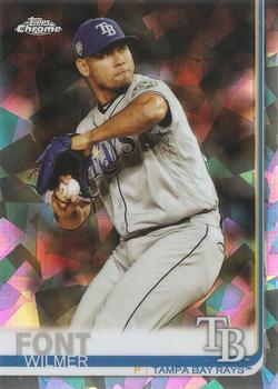 2019 Topps Chrome Sapphire Edition #429 Wilmer Font Front
