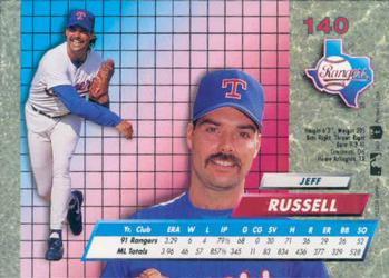 1992 Ultra #140 Jeff Russell Back