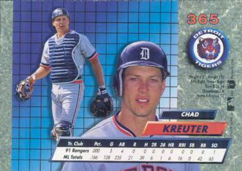 1992 Ultra #365 Chad Kreuter Back