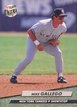 1992 Ultra #406 Mike Gallego Front