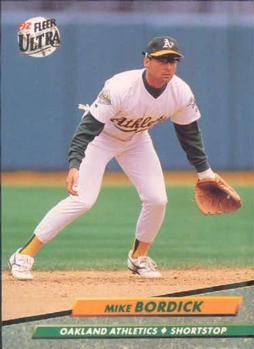 1992 Ultra #419 Mike Bordick Front