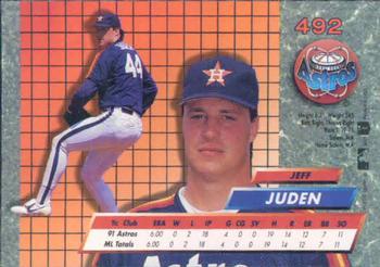 1992 Ultra #492 Jeff Juden Back