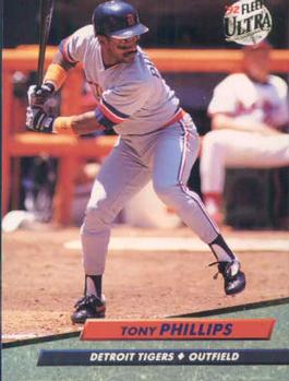 1992 Ultra #62 Tony Phillips Front