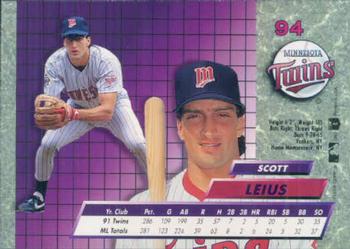 1992 Ultra #94 Scott Leius Back