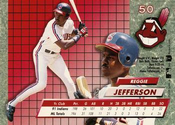 1992 Ultra #50 Reggie Jefferson Back