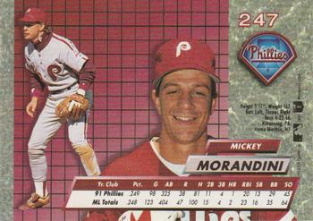 1992 Ultra #247 Mickey Morandini Back