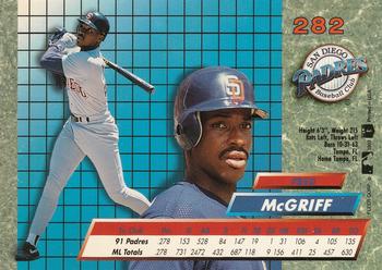 1992 Ultra #282 Fred McGriff Back