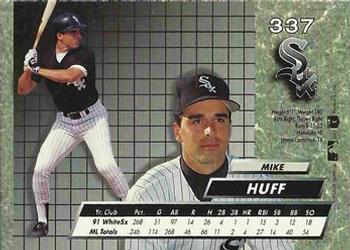 1992 Ultra #337 Mike Huff Back