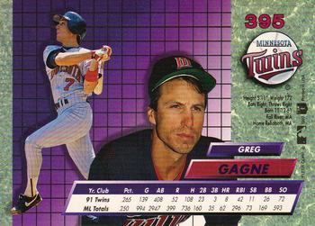 1992 Ultra #395 Greg Gagne Back