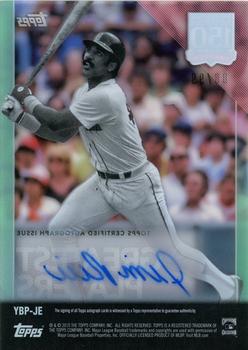 2019 Topps Clearly Authentic - 150 Years of Professional Baseball Autographs Green #YBP-JE Jim Rice Back