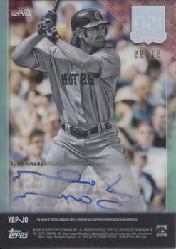 2019 Topps Clearly Authentic - 150 Years of Professional Baseball Autographs Green #YBP-JO Johnny Damon Back