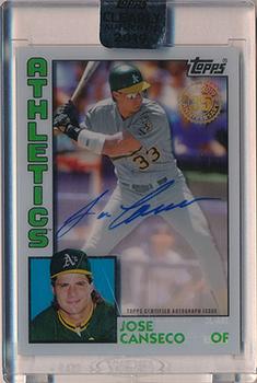 2019 Topps Clearly Authentic - 1984 Topps Baseball Autographs #TBA-JC Jose Canseco Front