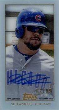 2019 Topps Clearly Authentic - T206 Autographs #TA-KS Kyle Schwarber Front