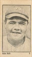 1923 Maple Crispette (V117) #8 Babe Ruth Front