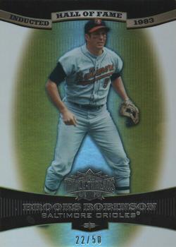 2006 Topps Triple Threads - Gold #5 Brooks Robinson Front