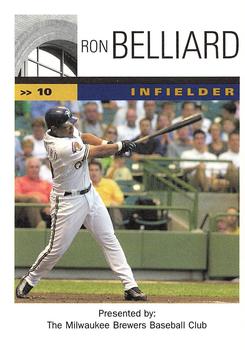 2002 Milwaukee Brewers Police #NNO Ron Belliard Front