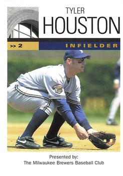 2002 Milwaukee Brewers Police #NNO Tyler Houston Front