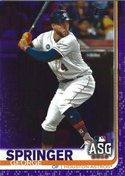2019 Topps Update - Purple #US92 George Springer Front