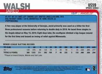 2019 Topps Update - 150th Anniversary #US59 Jared Walsh Back