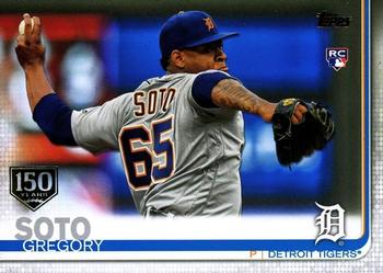 2019 Topps Update - 150th Anniversary #US94 Gregory Soto Front