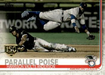 2019 Topps Update - 150th Anniversary #US99 Parallel Poise (Tim Anderson / Josh Harrison) Front
