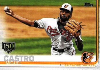 2019 Topps Update - 150th Anniversary #US163 Miguel Castro Front