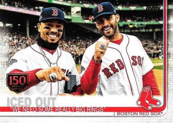 2019 Topps Update - 150th Anniversary #US246 Iced Out (Mookie Betts / J.D. Martinez) Front