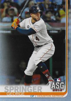 2019 Topps Update - Rainbow Foil #US92 George Springer Front