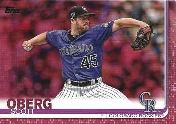 2019 Topps Update - Mother's Day Pink #US181 Scott Oberg Front
