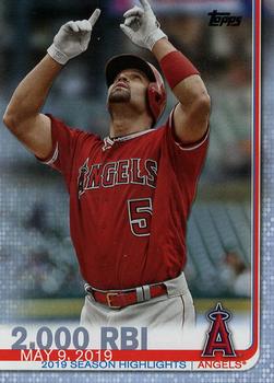 2019 Topps Update - Father's Day Blue #US72 Albert Pujols Front