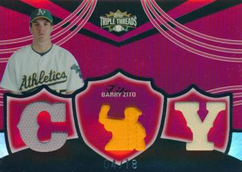 2006 Topps Triple Threads - Relic #TTR-38 Barry Zito Front