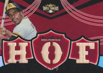 2006 Topps Triple Threads - Relic #TTR-75 Dave Winfield Front