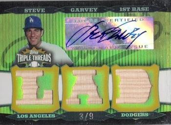 2006 Topps Triple Threads - Relic Autograph Gold #TTRA-119 Steve Garvey Front
