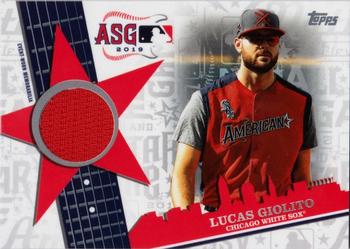 2019 Topps Update - All-Star Stitches Relics #ASSR-LG Lucas Giolito Front