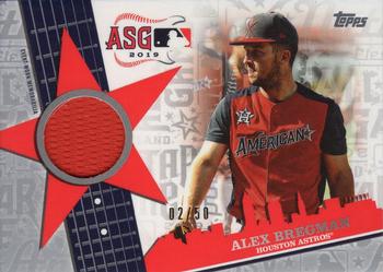 2019 Topps Update - All-Star Stitches Relics Silver #ASSR-AB Alex Bregman Front