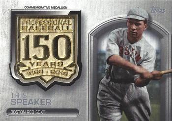 2019 Topps Update - 150th Anniversary Manufactured Medallion Relics #AMM-TS Tris Speaker Front