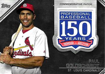 2019 Topps Update - 150th Anniversary Manufactured Patch Relics #AMP-PG Paul Goldschmidt Front