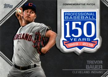 2019 Topps Update - 150th Anniversary Manufactured Patch Relics #AMP-TB Trevor Bauer Front