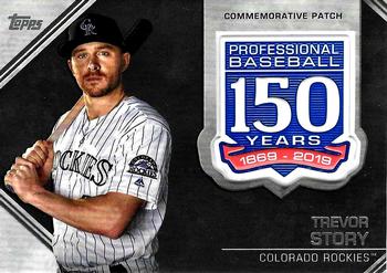2019 Topps Update - 150th Anniversary Manufactured Patch Relics #AMP-TS Trevor Story Front