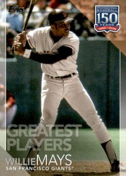 2019 Topps Update - 150 Years of Professional Baseball #150-2 Willie Mays Front
