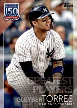 2019 Topps Update - 150 Years of Professional Baseball #150-19 Gleyber Torres Front
