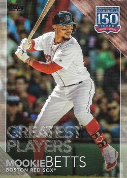2019 Topps Update - 150 Years of Professional Baseball #150-27 Mookie Betts Front