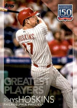 2019 Topps Update - 150 Years of Professional Baseball #150-32 Rhys Hoskins Front