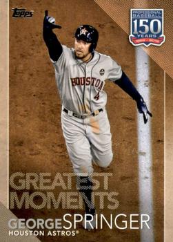 2019 Topps Update - 150 Years of Professional Baseball #150-70 George Springer Front